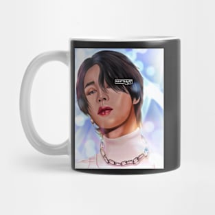 jimin a blue Mug